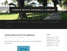 Tablet Screenshot of baynelibrary.org